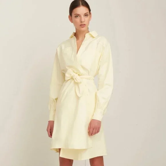 marissa webb shirt dress Emmerson Midi Shirt Dress in White S / White by Marissa Webb